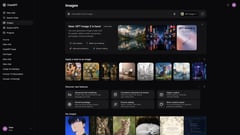 AI 图像生成器 UI 原型设计