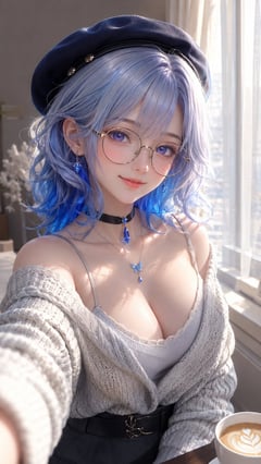 社交媒体帖子 - 3D CG动漫插画：甜美缪斯