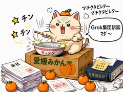 社交媒体帖子 - ASCII猫咪表情包转漫画插画