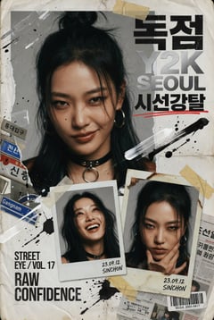 产品营销 - Y2K韩国街头杂志风拼贴