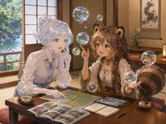 漫画/故事板 - 泡泡狸旅行计划