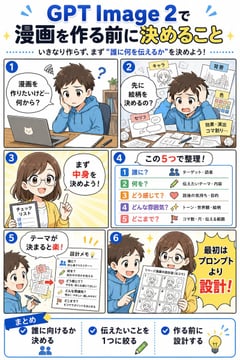 信息图 / 教育视觉 - GPT Image 2 漫画规划信息图