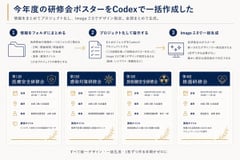 信息图 / 教育视觉 - Codex 训练海报工作流信息图
