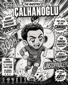 漫画/分镜 - 世界杯漫画足球海报