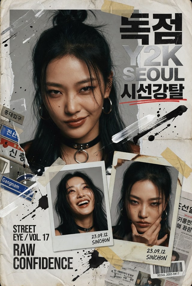 产品营销 - Y2K韩国街头杂志风拼贴