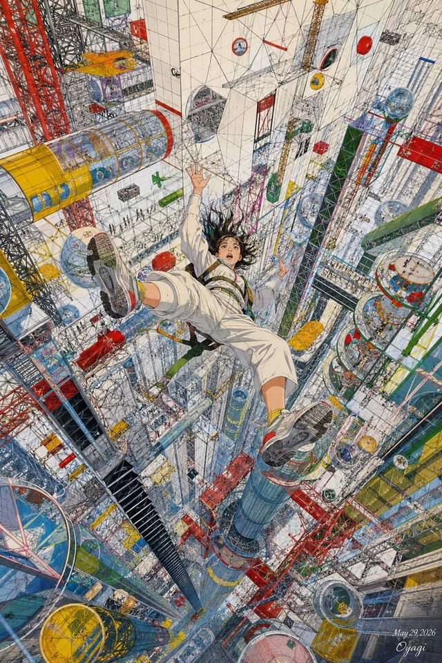 漫画/故事板 - 无尽巨型结构坠落