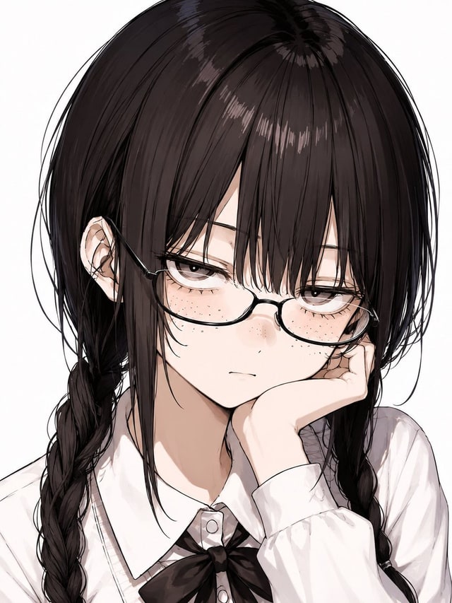 头像/个人资料 - 审查动漫女学生人像