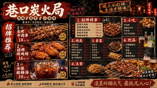 信息图 / 教育视觉 - 专业餐厅菜单设计