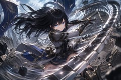 动态动漫战士与鞭剑