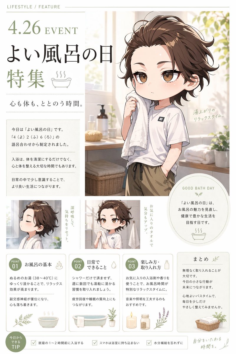 Good Bath Day Editorial Poster